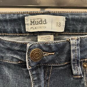 Mudd Women Jeans Dark Blue Denim